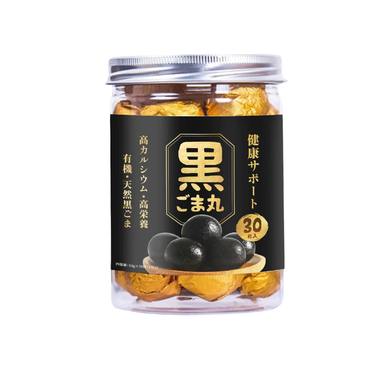 LiveenNature Black Sesame Balls jar